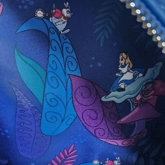 Disney Parks Alice in Wonderland Loungefly mini backpack - Picture 5 of 14